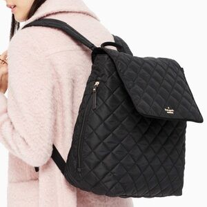 kate spade Quilted Black Nylon Backpack